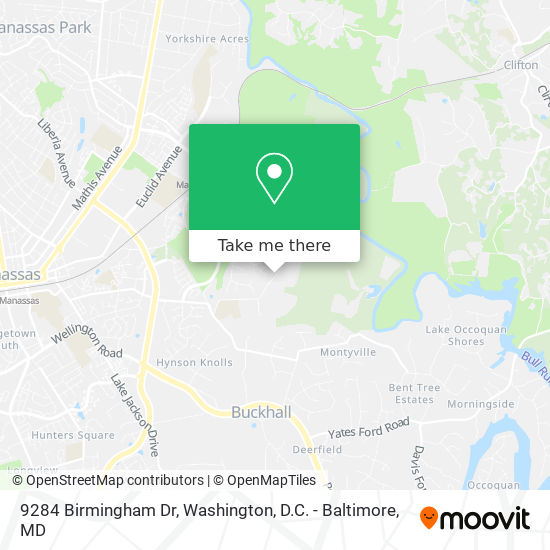Mapa de 9284 Birmingham Dr