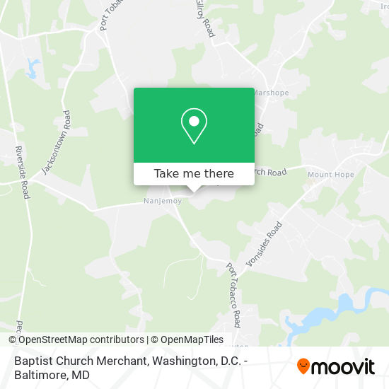 Mapa de Baptist Church Merchant