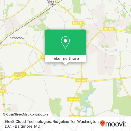 Elev8 Cloud Technologies, Ridgeline Ter map