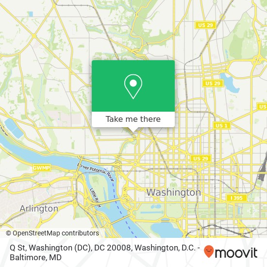 Q St, Washington (DC), DC 20008 map