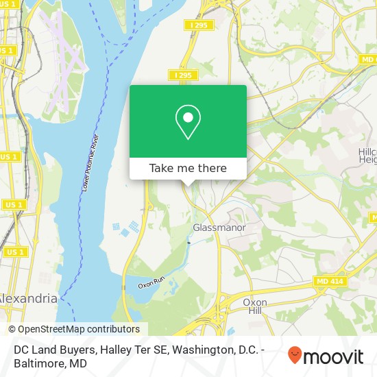 Mapa de DC Land Buyers, Halley Ter SE