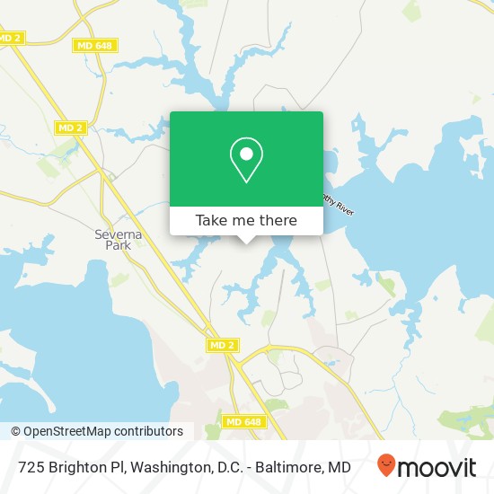 725 Brighton Pl, Severna Park, MD 21146 map