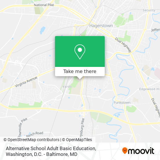 Alternative School Adult Basic Education map