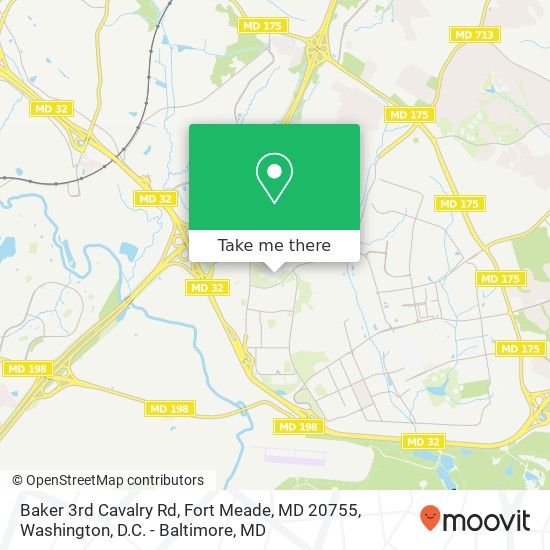 Baker 3rd Cavalry Rd, Fort Meade, MD 20755 map