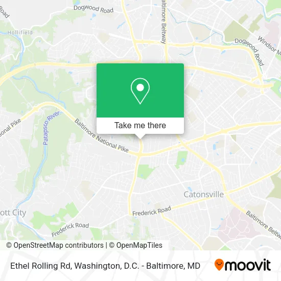 Mapa de Ethel Rolling Rd