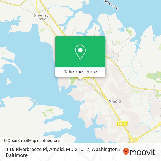 116 Riverbreeze Pl, Arnold, MD 21012 map