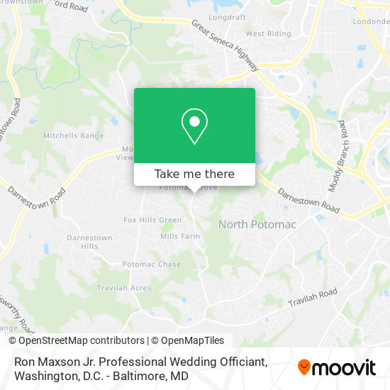 Mapa de Ron Maxson Jr. Professional Wedding Officiant