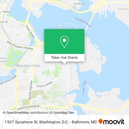 1507 Sycamore St map