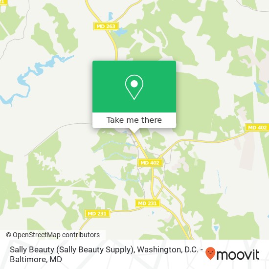 Mapa de Sally Beauty (Sally Beauty Supply)