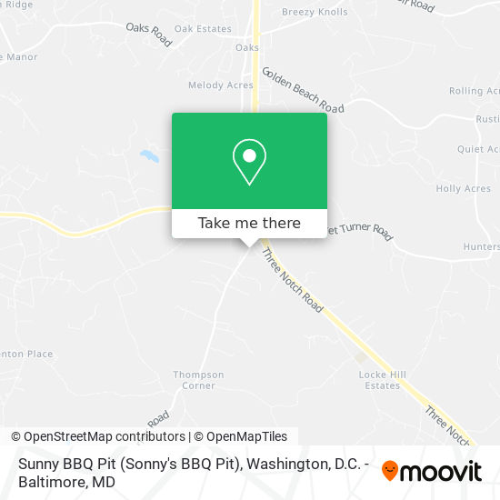 Sunny BBQ Pit (Sonny's BBQ Pit) map