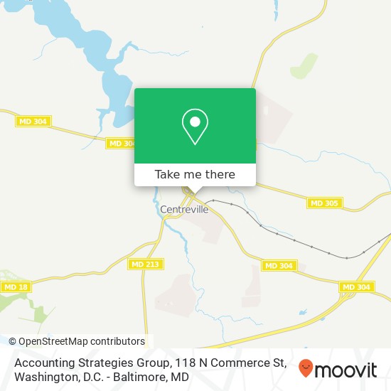 Mapa de Accounting Strategies Group, 118 N Commerce St