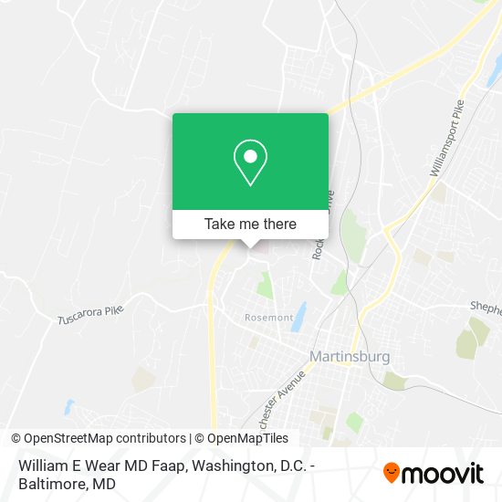 Mapa de William E Wear MD Faap