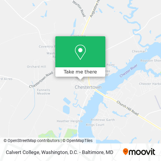 Calvert College map