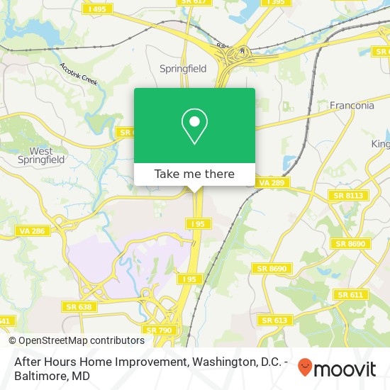 Mapa de After Hours Home Improvement