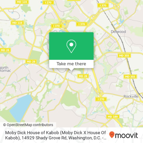 Moby Dick House of Kabob (Moby Dick X House Of Kabob), 14929 Shady Grove Rd map