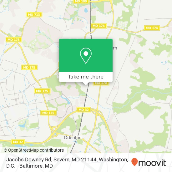 Jacobs Downey Rd, Severn, MD 21144 map