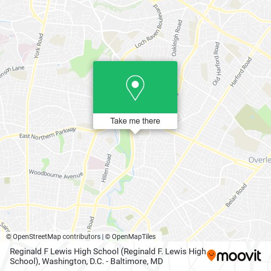 Reginald F Lewis High School map