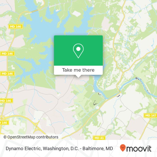 Mapa de Dynamo Electric, 1018 Roxleigh Rd