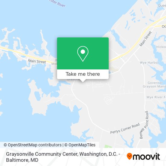 Graysonville Community Center map