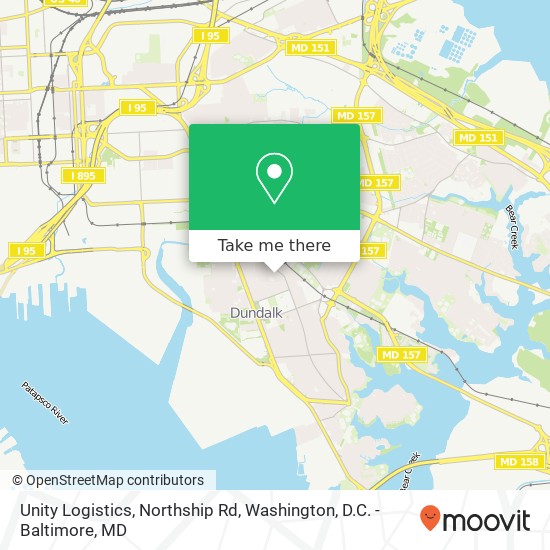 Mapa de Unity Logistics, Northship Rd