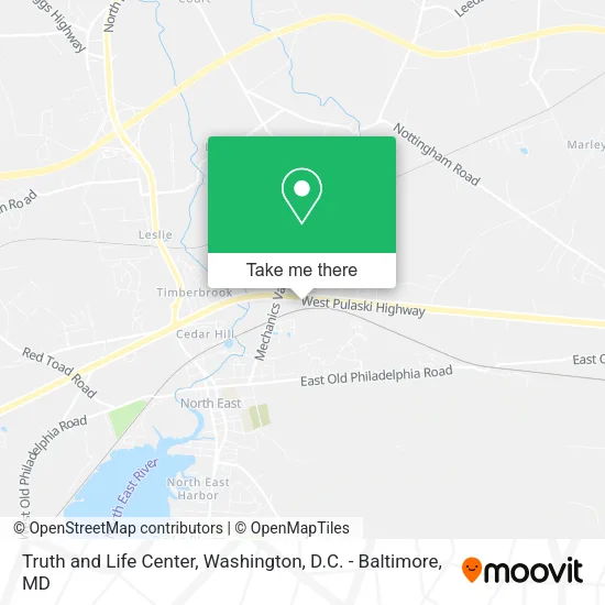 Truth and Life Center map