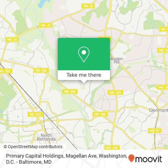 Mapa de Primary Capital Holdings, Magellan Ave