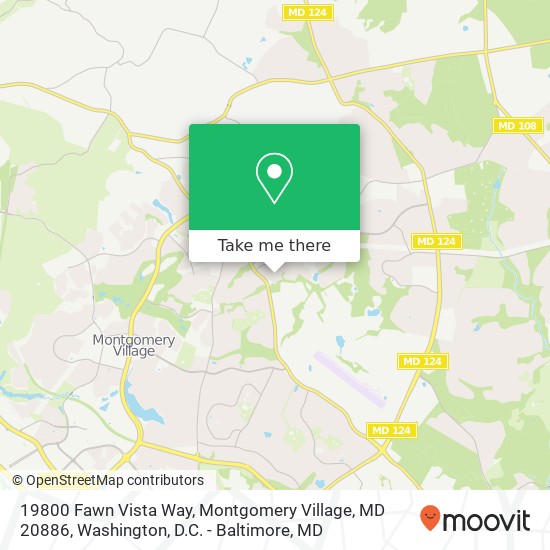 19800 Fawn Vista Way, Montgomery Village, MD 20886 map