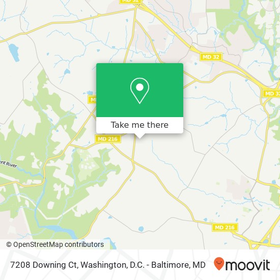 7208 Downing Ct, Clarksville, MD 21029 map