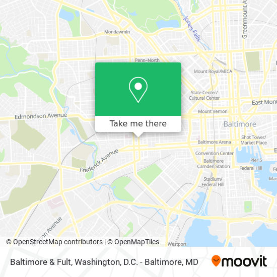 Baltimore & Fult map