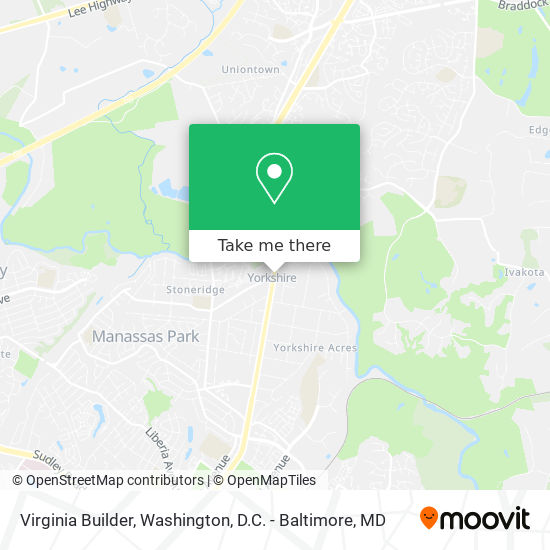 Mapa de Virginia Builder