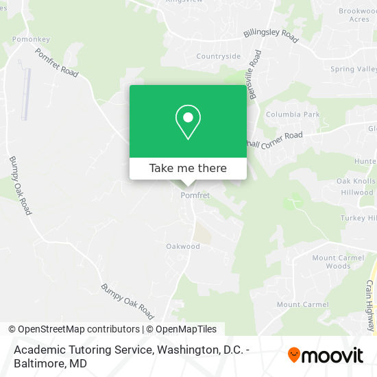 Mapa de Academic Tutoring Service