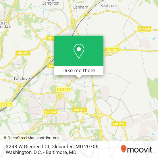 3248 W Glenreed Ct, Glenarden, MD 20706 map