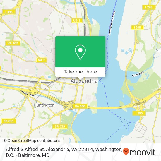 Alfred S Alfred St, Alexandria, VA 22314 map
