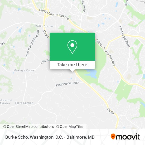 Mapa de Burke Scho, Fairfax Station, VA 22039