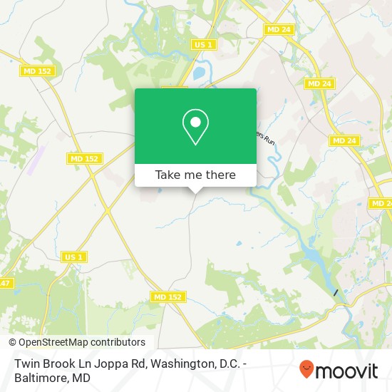 Twin Brook Ln Joppa Rd, Joppa, MD 21085 map