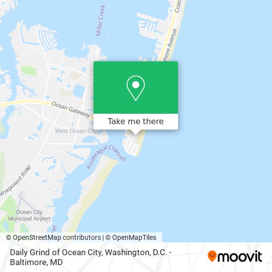 Mapa de Daily Grind of Ocean City