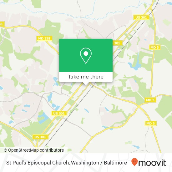 Mapa de St Paul's Episcopal Church