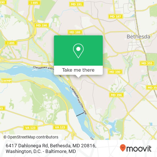 6417 Dahlonega Rd, Bethesda, MD 20816 map