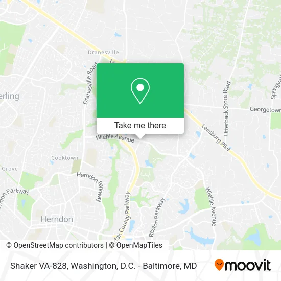 Shaker VA-828 map