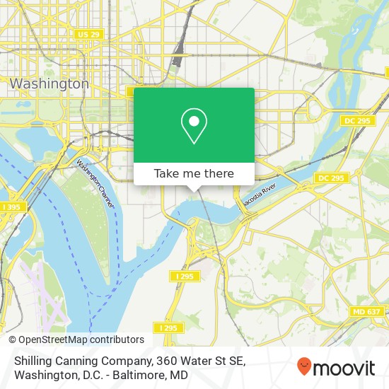 Mapa de Shilling Canning Company, 360 Water St SE