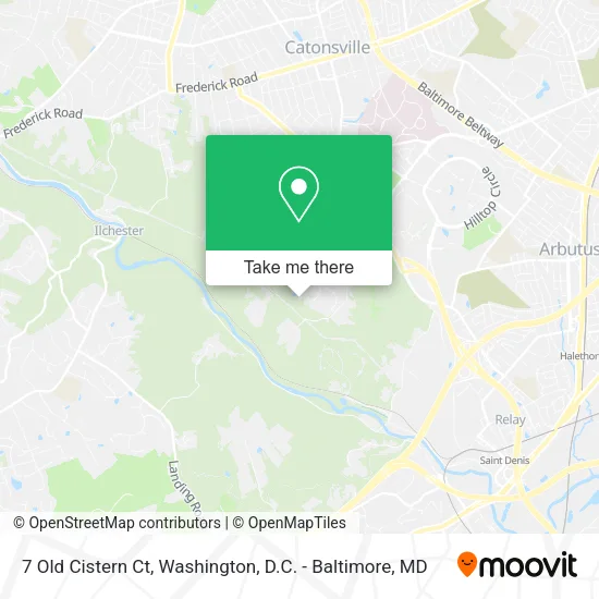 Mapa de 7 Old Cistern Ct