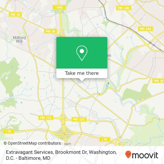 Mapa de Extravagant Services, Brookmont Dr