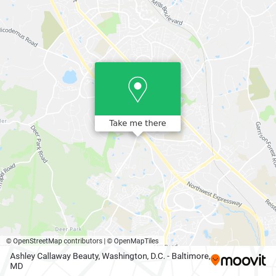 Mapa de Ashley Callaway Beauty