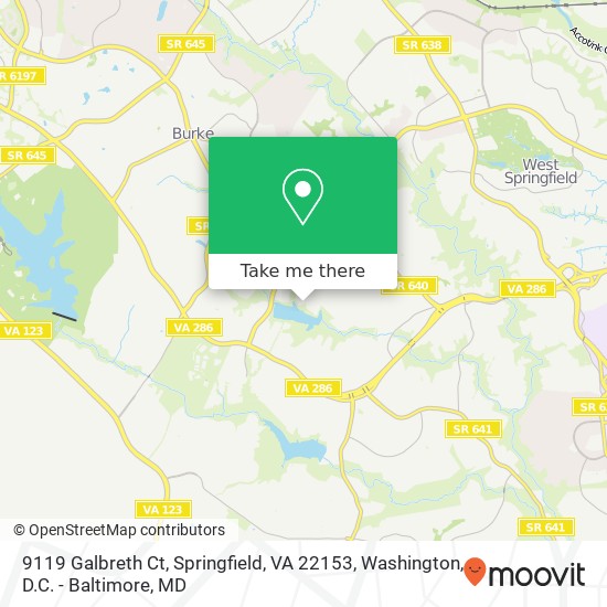 9119 Galbreth Ct, Springfield, VA 22153 map