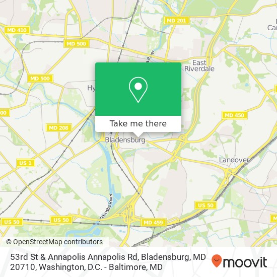 53rd St & Annapolis Annapolis Rd, Bladensburg, MD 20710 map