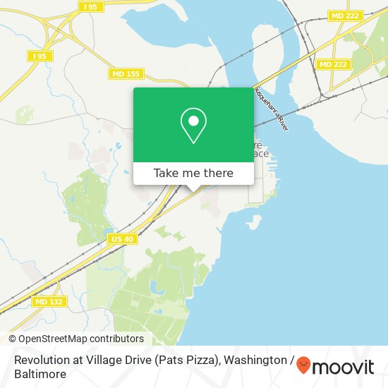 Revolution at Village Drive (Pats Pizza) map