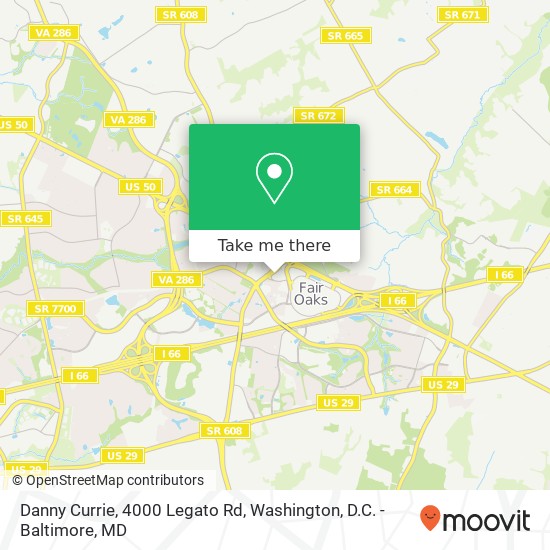 Danny Currie, 4000 Legato Rd map