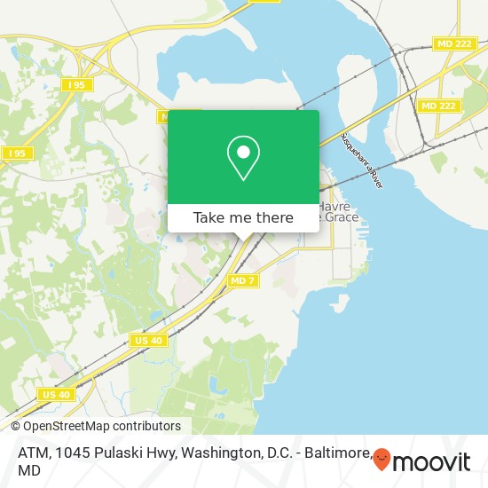 Mapa de ATM, 1045 Pulaski Hwy