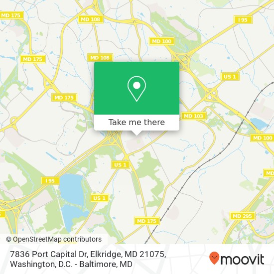 7836 Port Capital Dr, Elkridge, MD 21075 map
