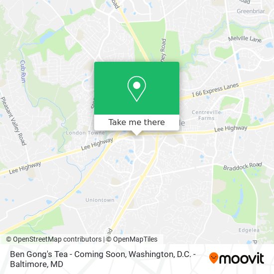 Ben Gong's Tea - Coming Soon map